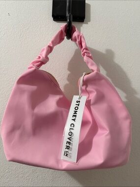 Stoney Clover Lane Bubblegum Pink Scrunch-Handle  Bag